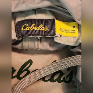 Cabela’s Wide Brim RedHead Outback Hat Unisex Sz Medium Khaki w/ Chin Strap